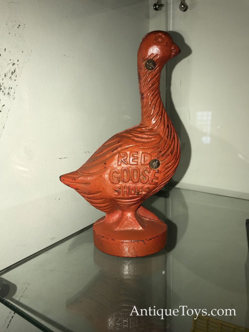 Red Goose Shoes Cast Iron Bank Large version <FONT COLOR="ff000 ">*SOLD*</font> - Image 5