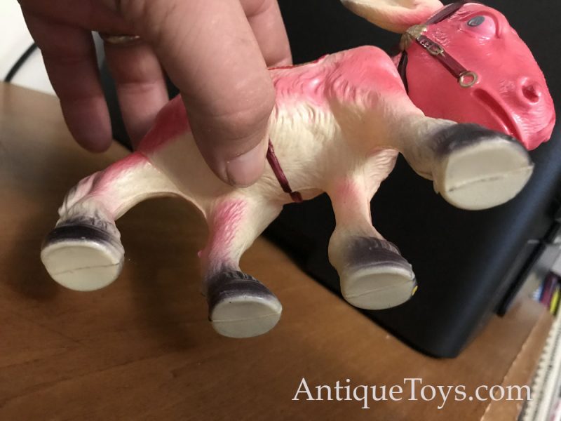 Occupied Japan Celluloid Donkey Bobble Head Nodder Toy for Sale - Image 8