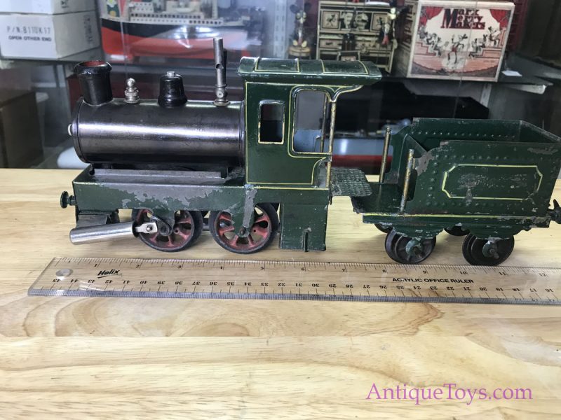 Ernst Plank Locomotive or Train with Tender ca. 1905 *Antique Toys E-Museum* - Image 5