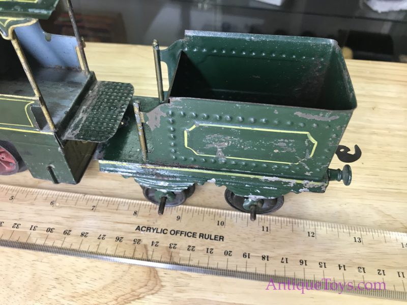 Ernst Plank Locomotive or Train with Tender ca. 1905 *Antique Toys E-Museum* - Image 7