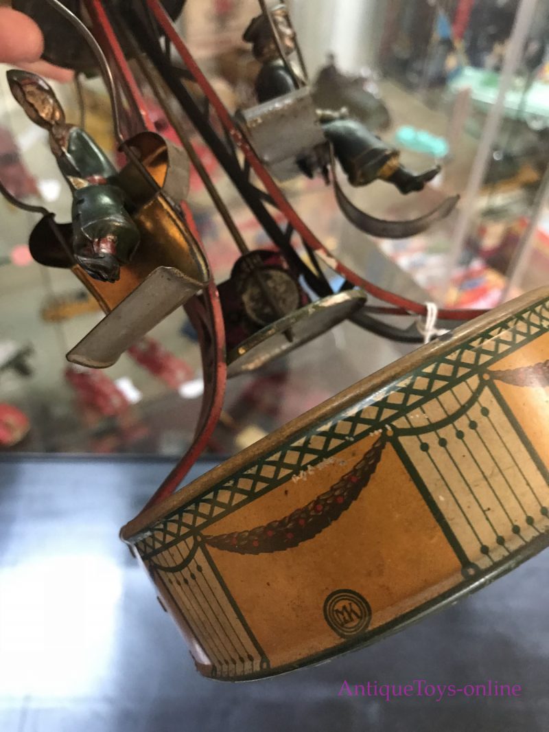 M&K Carousel Tin Windup Toy from Germany Old Toy <FONT COLOR="ff000 ">*SOLD*</font> - Image 17