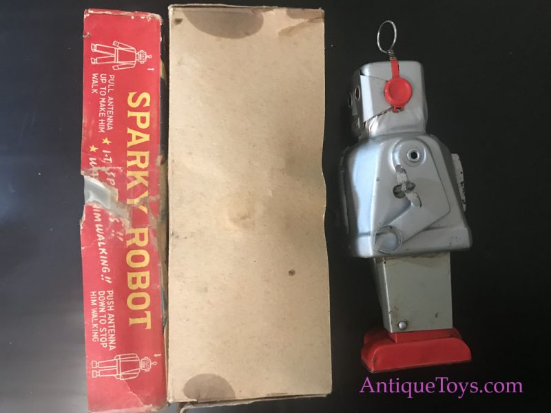 Sparky Windup Robot Japan Robot Windup Toy <FONT COLOR="ff000 ">*SOLD*</font> - Image 8