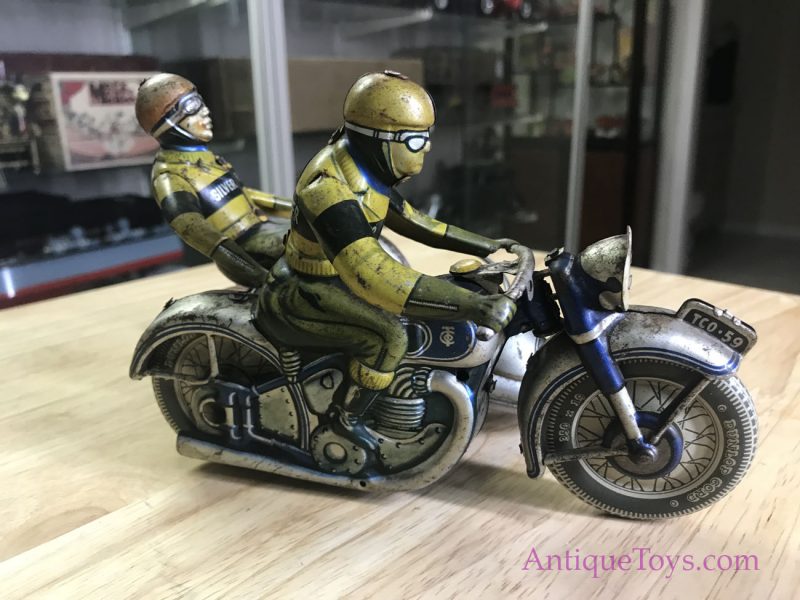 Tipp & Company Race Motorcycle & Tin Windup for Sale <FONT COLOR="ff000 ">*SOLD*</font> - Image 2