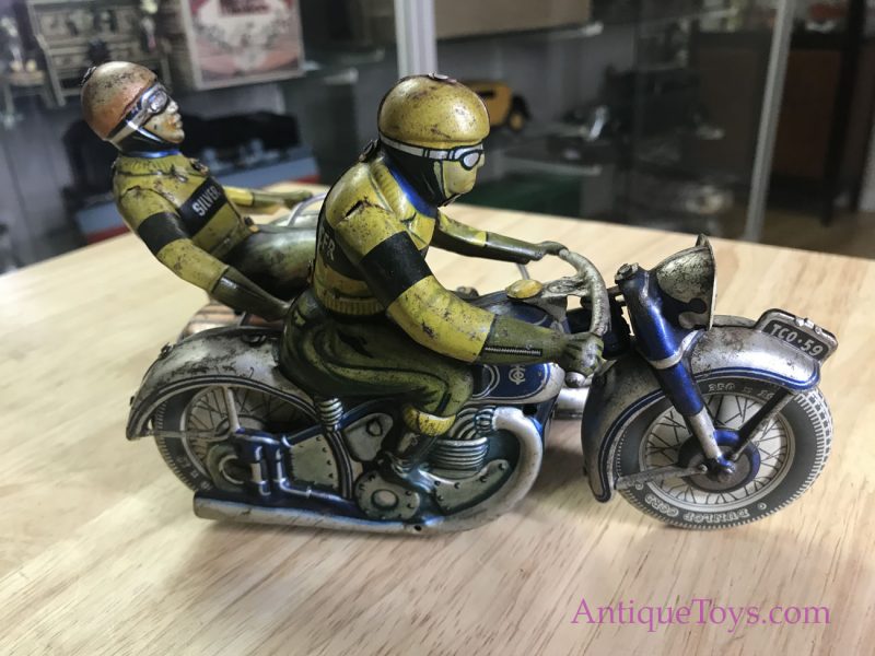 Tipp & Company Race Motorcycle & Tin Windup for Sale <FONT COLOR="ff000 ">*SOLD*</font> - Image 3
