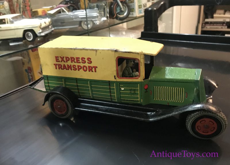 Express Transport Tin Truck by Wells of England Tin <FONT COLOR="ff000 ">*SOLD*</font> - Image 2