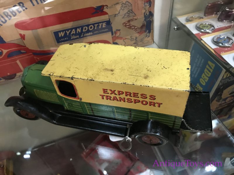 Express Transport Tin Truck by Wells of England Tin <FONT COLOR="ff000 ">*SOLD*</font> - Image 6