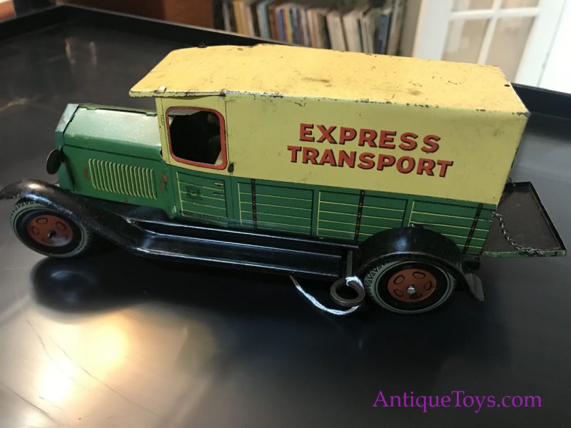 Express Transport Tin Truck by Wells of England Tin <FONT COLOR="ff000 ">*SOLD*</font> - Image 8
