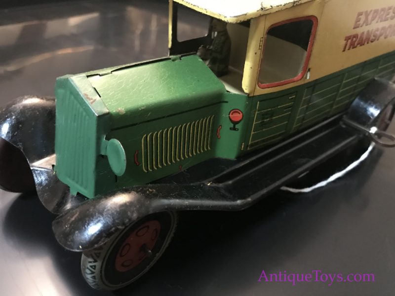 Express Transport Tin Truck by Wells of England Tin <FONT COLOR="ff000 ">*SOLD*</font> - Image 9