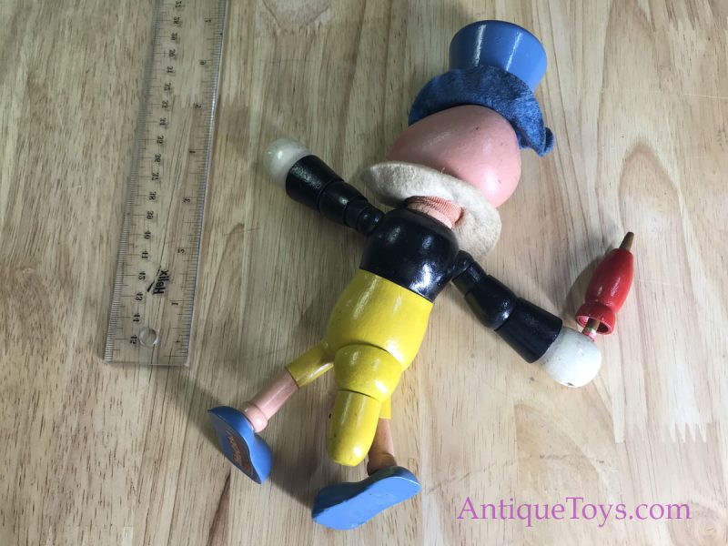 Jiminy Cricket by Walt Disney and Ideal Novelty Toy Co <FONT COLOR="ff000 ">*SOLD*</font>