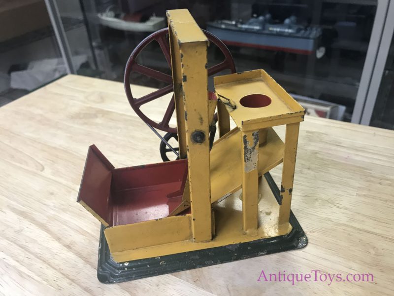 Bing Steam Toy Dredge from Germany Circa 1912 <FONT COLOR="ff000 ">*SOLD*</font>