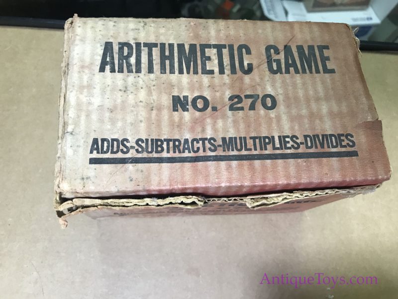 Buffalo Toys Antique Adding, Subtraction, and Multiplication Tin Toy Machine <FONT COLOR="ff000 ">*SOLD*</font> - Image 8