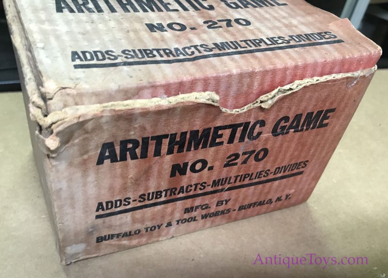 Buffalo Toys Antique Adding, Subtraction, and Multiplication Tin Toy Machine <FONT COLOR="ff000 ">*SOLD*</font> - Image 7