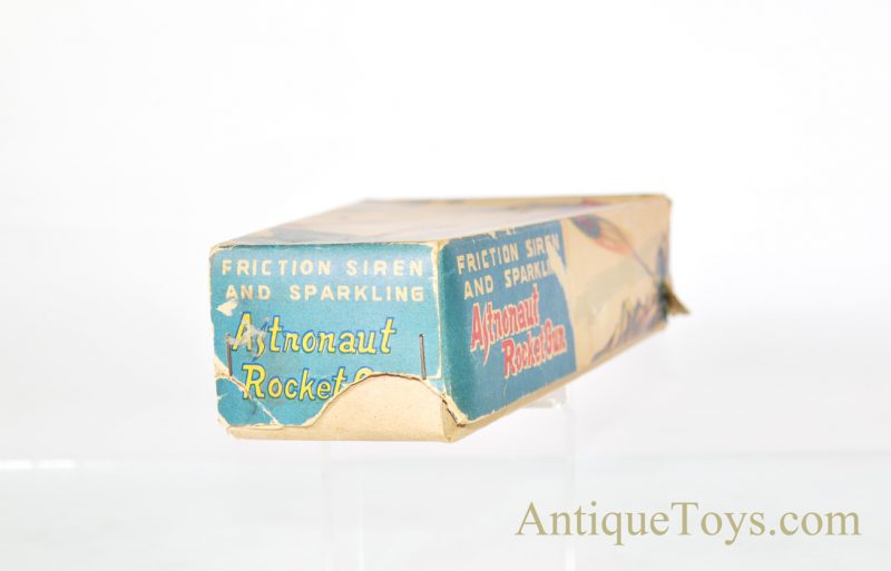 Daiya Tin Lithographed Friction Siren Astronaut Rocket Gun in Original Box Made in Japan <FONT COLOR="ff000 ">*SOLD*</font> - Image 11