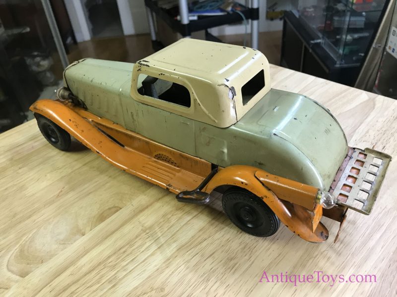 Girard Deluxe Coupe Pressed Steel Windup & Battery Op Car <FONT COLOR="ff000 ">*SOLD*</font> - Image 12