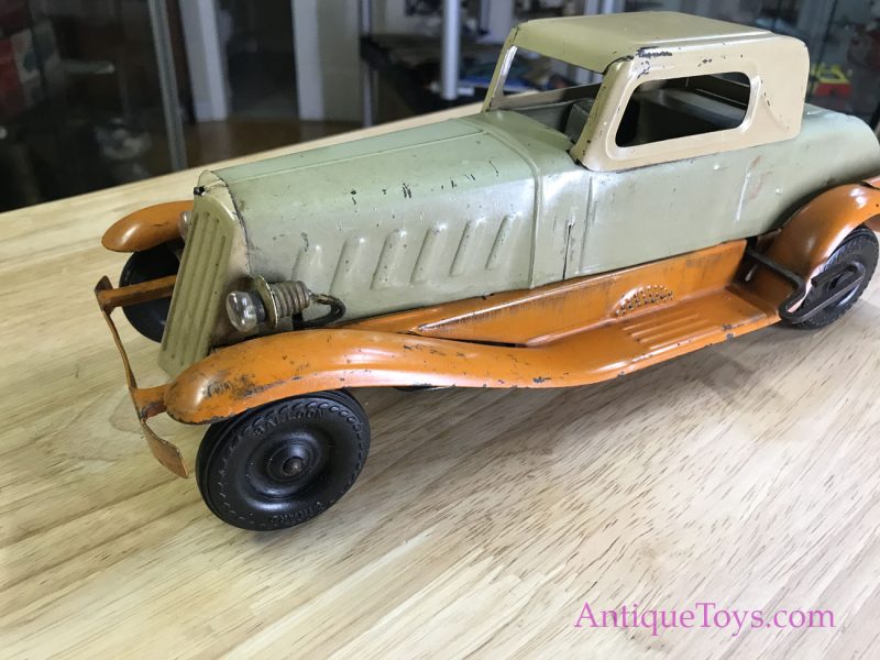 Girard Deluxe Coupe Pressed Steel Windup & Battery Op Car <FONT COLOR="ff000 ">*SOLD*</font> - Image 9