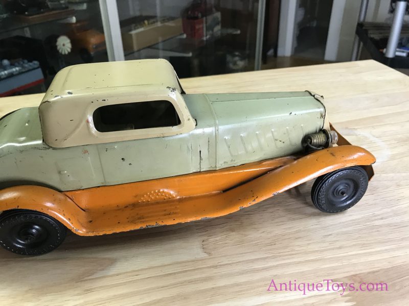 Girard Deluxe Coupe Pressed Steel Windup & Battery Op Car <FONT COLOR="ff000 ">*SOLD*</font> - Image 7