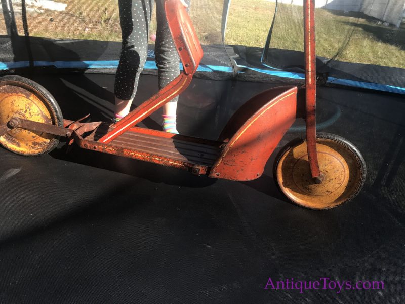 Early Croft Scooter Model #46 from 1920's and 30's Original Toy <FONT COLOR="ff000 ">*SOLD*</font> - Image 6