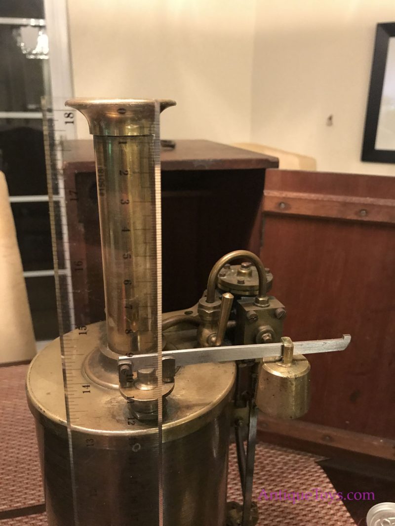 Stevens Model Dockyard Vertical Steam Engine with Scientific Presentation Carry Case *Antique Toys E-Museum* - Image 5