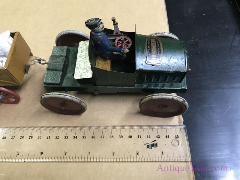 Ferdinand Martin Successor V.B. & Co Tin Truck with Cars Windup <FONT COLOR="ff000 ">*SOLD*</font> - Image 2