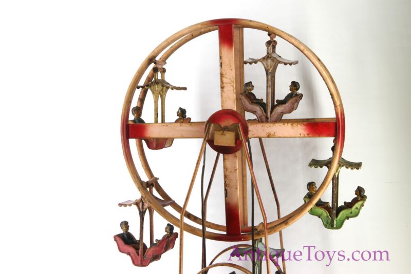 Carette Ferris Wheel Tin from Early 1900's with Music Box <FONT COLOR="ff000 ">*SOLD*</font> - Image 10