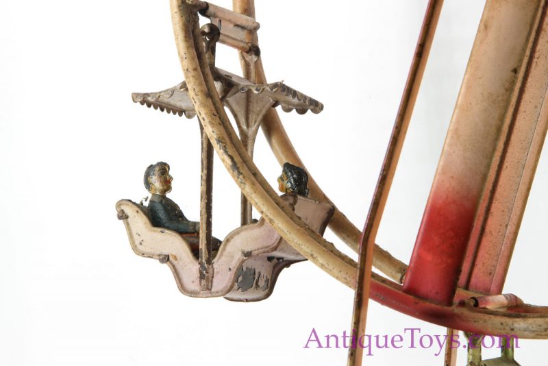 Carette Ferris Wheel Tin from Early 1900's with Music Box <FONT COLOR="ff000 ">*SOLD*</font> - Image 9