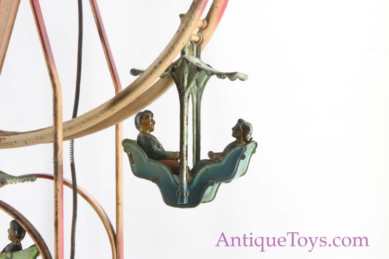 Carette Ferris Wheel Tin from Early 1900's with Music Box <FONT COLOR="ff000 ">*SOLD*</font> - Image 7