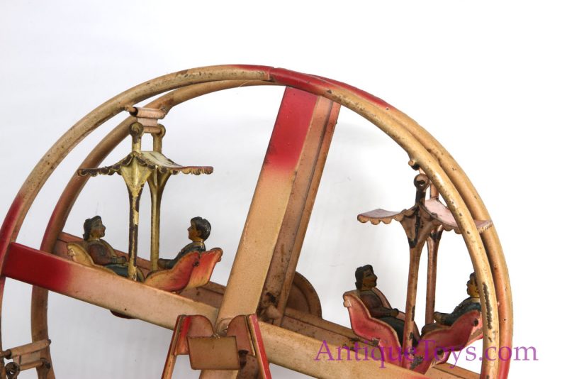 Carette Ferris Wheel Tin from Early 1900's with Music Box <FONT COLOR="ff000 ">*SOLD*</font> - Image 6