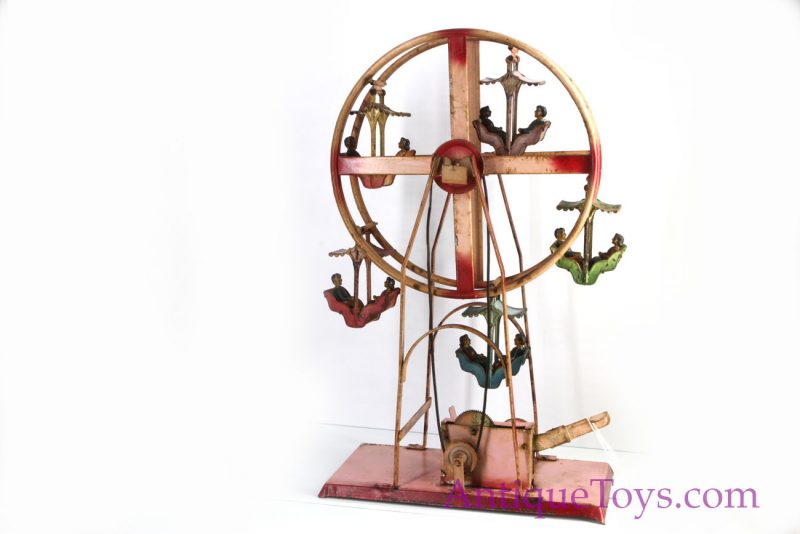 Carette Ferris Wheel Tin from Early 1900's with Music Box <FONT COLOR="ff000 ">*SOLD*</font> - Image 5