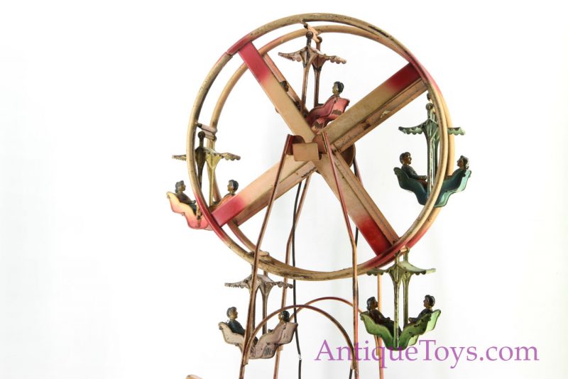 Carette Ferris Wheel Tin from Early 1900's with Music Box <FONT COLOR="ff000 ">*SOLD*</font> - Image 3
