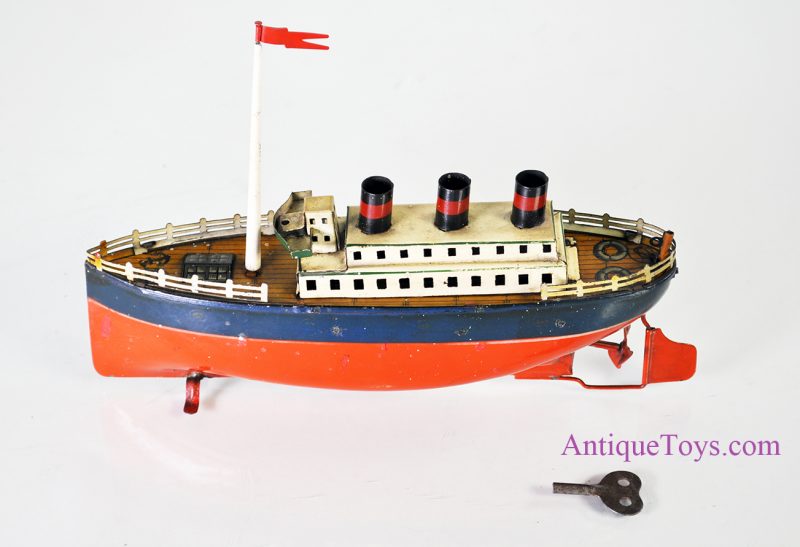 Arnold No. 750/3 German Tin Windup Ocean Liner <FONT COLOR="ff000 ">*SOLD*</font>