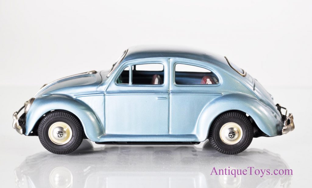 RARE VINTAGE ANNÉES 1960 14 Bandai Volkswagen Voiture Tin Jouet Boîte