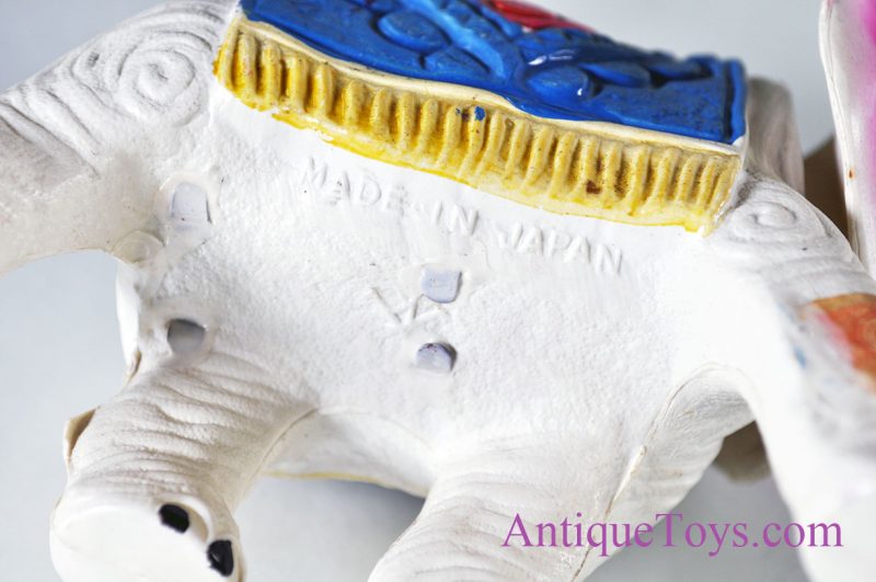 Kuramochi Shoten (CK) Celluloid Windup Circus Elephant and Clown Riders with Box Japanese Toy <FONT COLOR="ff000 ">*SOLD*</font> - Image 9