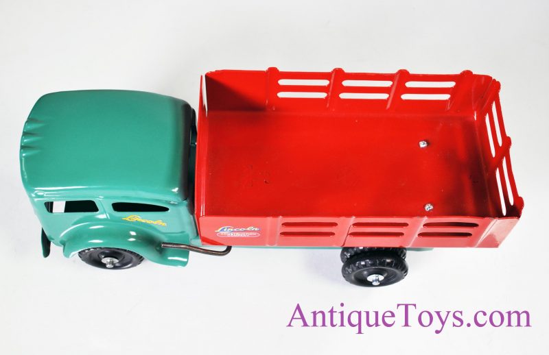 1940’s Lincoln Toys Lincoln Construction Company Pressed Steel Dump Truck <FONT COLOR="ff000 ">*SOLD*</font> - Image 2