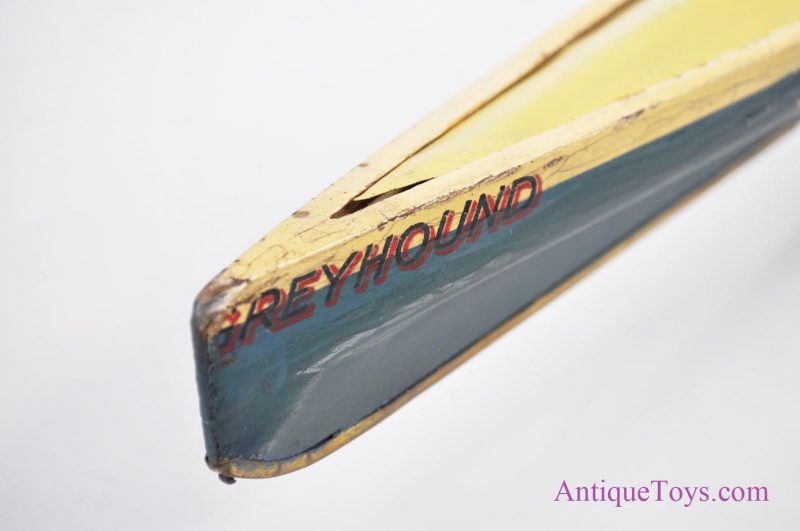 30” Hobbies-Bowman Speedboat “Greyhound” in Original Box, Wooden Toy Boat England for Sale <FONT COLOR="ff000 ">*SOLD*</font> - Image 8