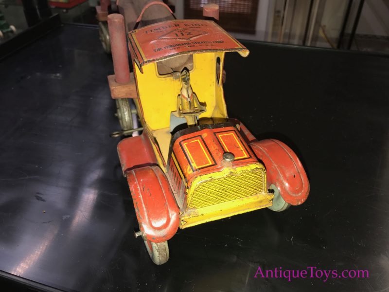 Ferdinand Strauss Timber Truck Tin Windup <FONT COLOR="ff000 ">*SOLD*</font> - Image 7