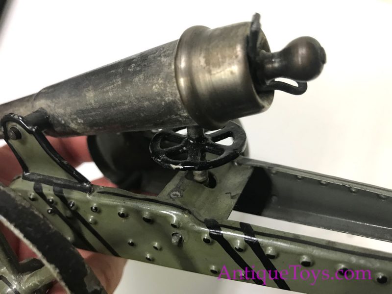 Antique ca. 1909 Marklin Cast Iron & Tin Toy Military Cannon #957 <FONT COLOR="ff000 ">*SOLD*</font> - Image 8