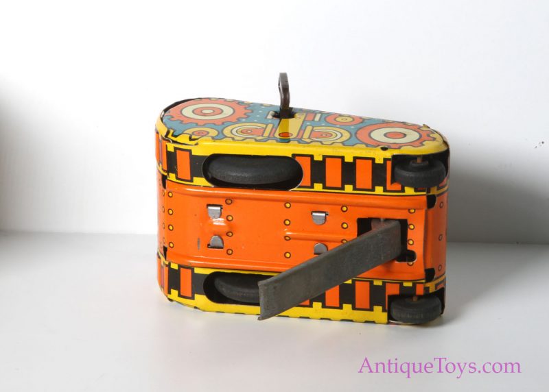 Marx Rare Vintage ca. 1930’s Lithographed Tin Windup "Turnover Tank" with Box <FONT COLOR="ff000 ">*SOLD*</font> - Image 11