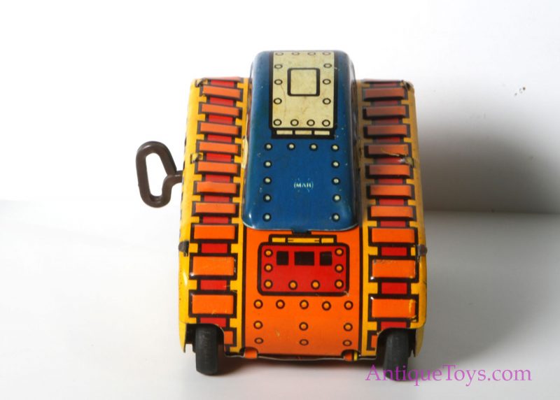 Marx Rare Vintage ca. 1930’s Lithographed Tin Windup "Turnover Tank" with Box <FONT COLOR="ff000 ">*SOLD*</font> - Image 5
