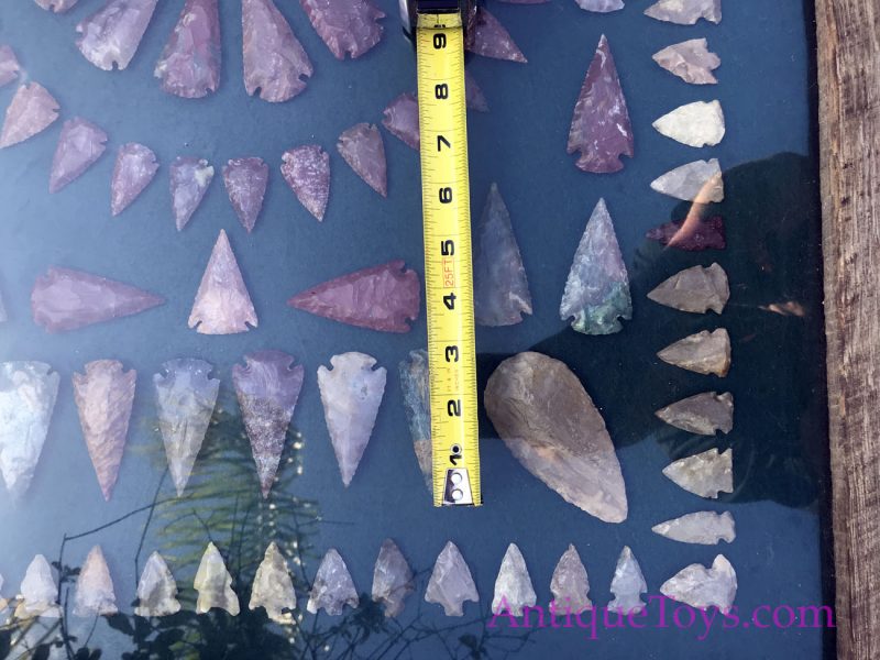 Framed & Matted North American Indian Arrowhead Collection from Robert E. Barr of Sarasota - Image 11