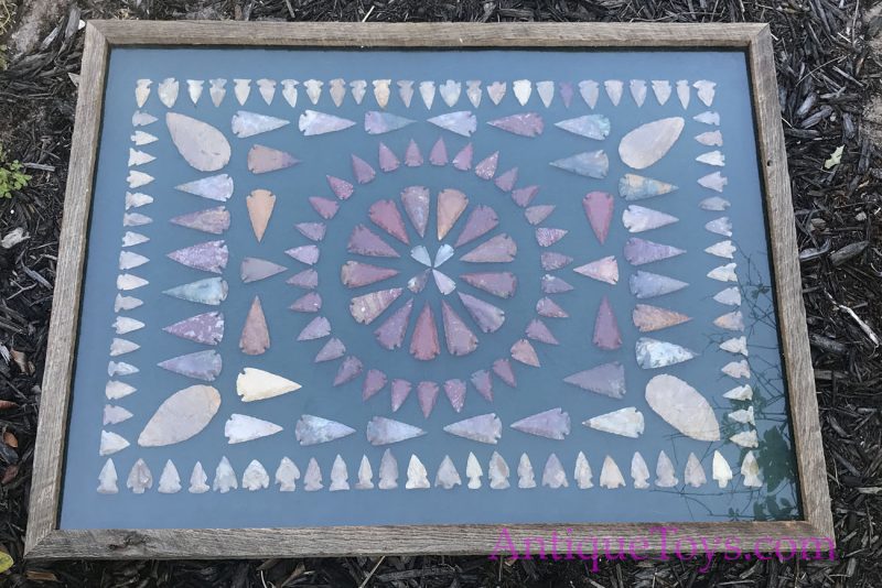 Framed & Matted North American Indian Arrowhead Collection from Robert E. Barr of Sarasota - Image 4
