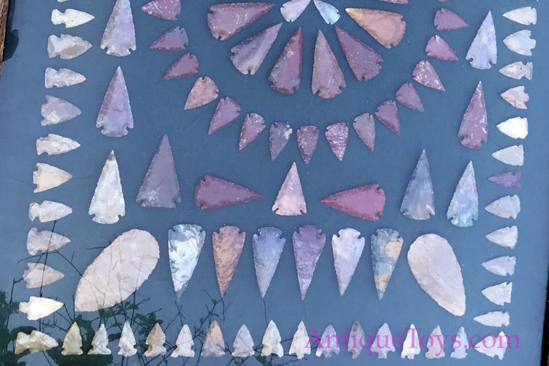 Framed & Matted North American Indian Arrowhead Collection from Robert E. Barr of Sarasota - Image 2