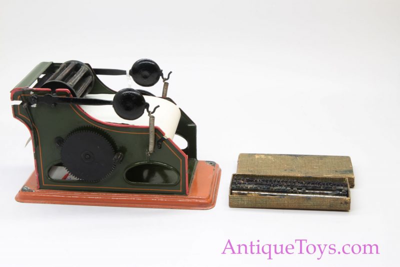 Bing of Germany Tin Printing Press from Germany circa 1909 with Type *Antique Toys E-Museum* - Image 5