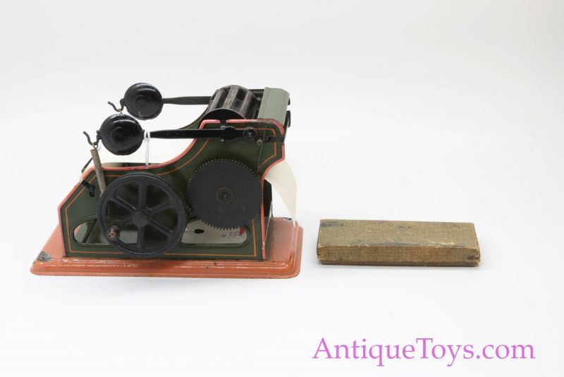 Bing of Germany Tin Printing Press from Germany circa 1909 with Type *Antique Toys E-Museum* - Image 4