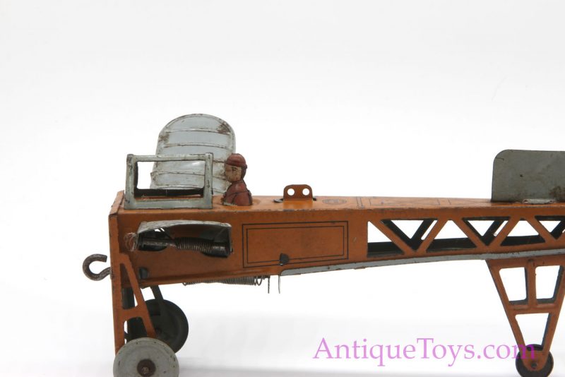 Blériot Airplane Tin Windup by Oro (made by Fritz Reil or R&Co. of Brandenburg) for Sale <FONT COLOR="ff000 ">*SOLD*</font> - Image 8