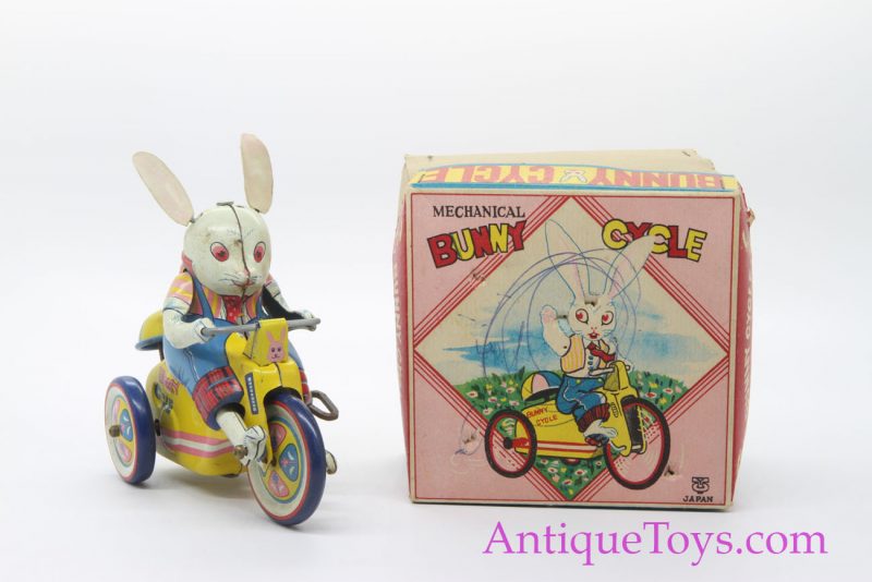 Bunny Cycle Tin Windup Trike <FONT COLOR="ff000 ">*SOLD*</font> - Image 8