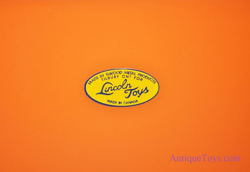 1940’s Lincoln Toys Department of Highways Pressed Steel Dump Truck <FONT COLOR="ff000 ">*SOLD*</font> - Image 10