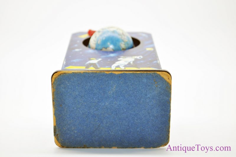 Vintage 1950’s Russian USSR Soviet Union Detskiy Mir Sputnik Mechanical Space Tin Litho Windup Toy <FONT COLOR="ff000 ">*SOLD*</font> - Image 7