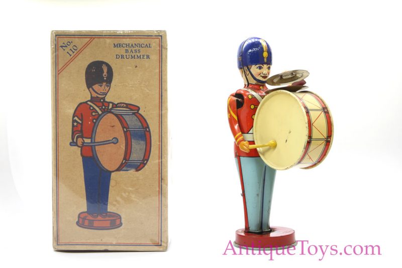 Bass Drum Tin Windup by Chein Old Toy <FONT COLOR="ff000 ">*SOLD*</font>