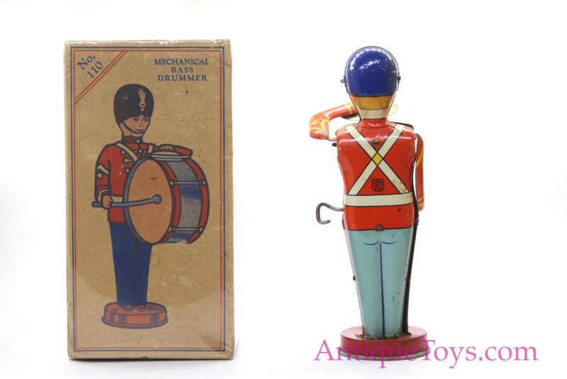 Bass Drum Tin Windup by Chein Old Toy <FONT COLOR="ff000 ">*SOLD*</font> - Image 7