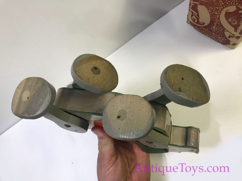 Fisher Price Mulee Bak-Up Wooden Windup Vintage Toy #350 <FONT COLOR="ff000 ">*SOLD*</font> - Image 2